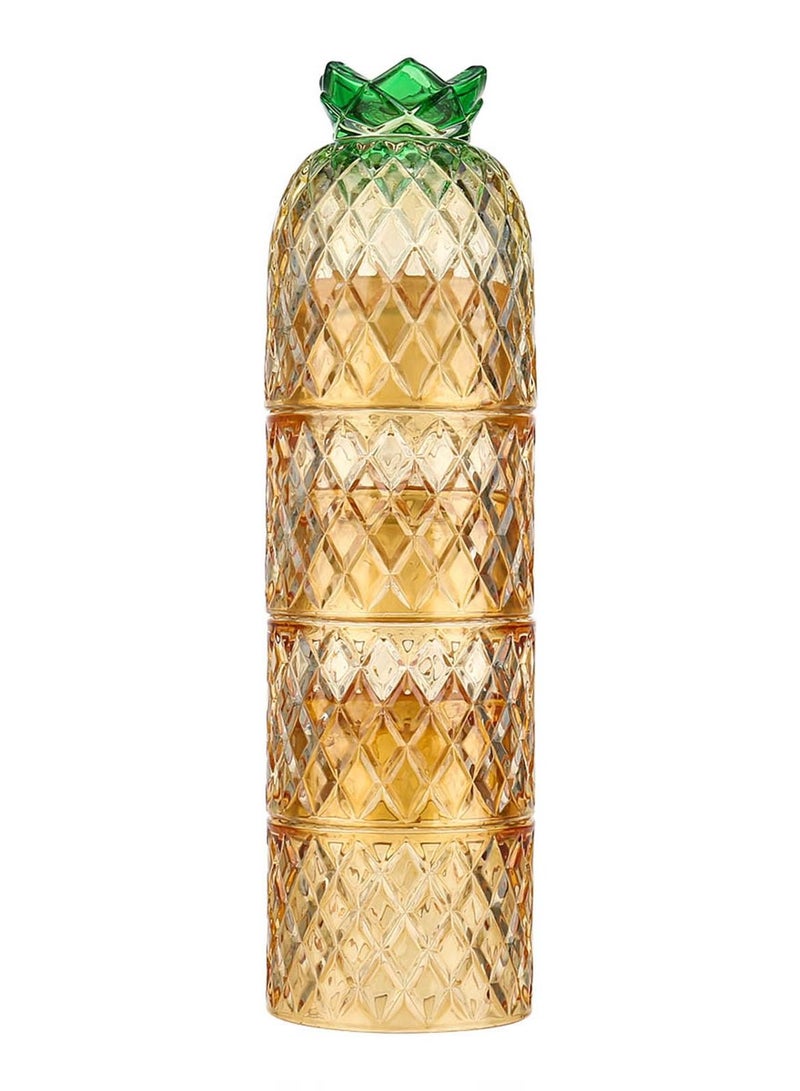 توراتس طقم أكواب تزيين الأناناس من Tooarts لحضور حفل زفاف ، هدية هووسورمينغ - Image 1