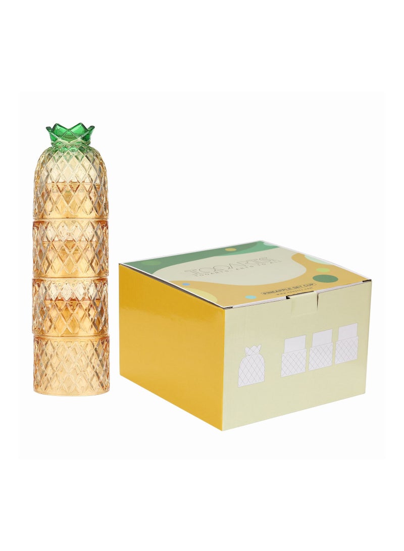 توراتس طقم أكواب تزيين الأناناس من Tooarts لحضور حفل زفاف ، هدية هووسورمينغ - Image 3