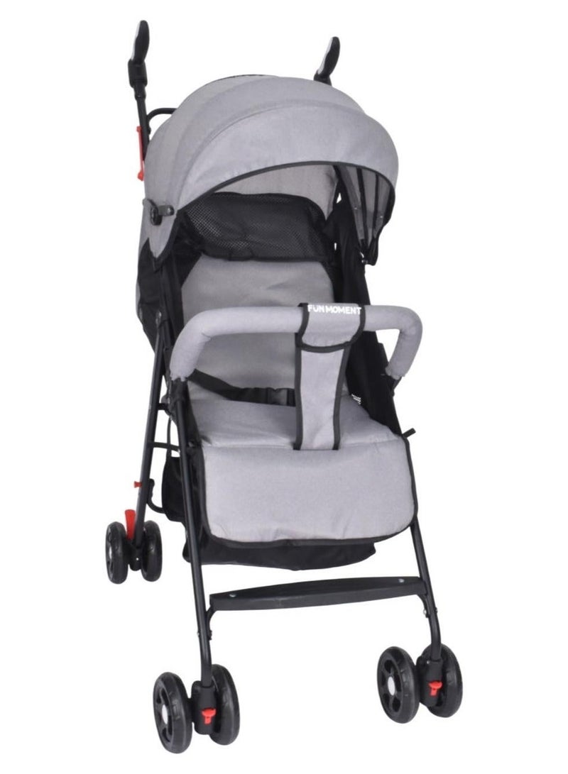 FUN MOMENT Lightweight Travel Stroller with Foldable Umbrella - Image 1