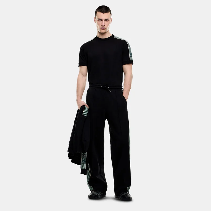 EA7 Emporio Armani Black Men's Logo Series T-Shirt for Men | Best Price UAE