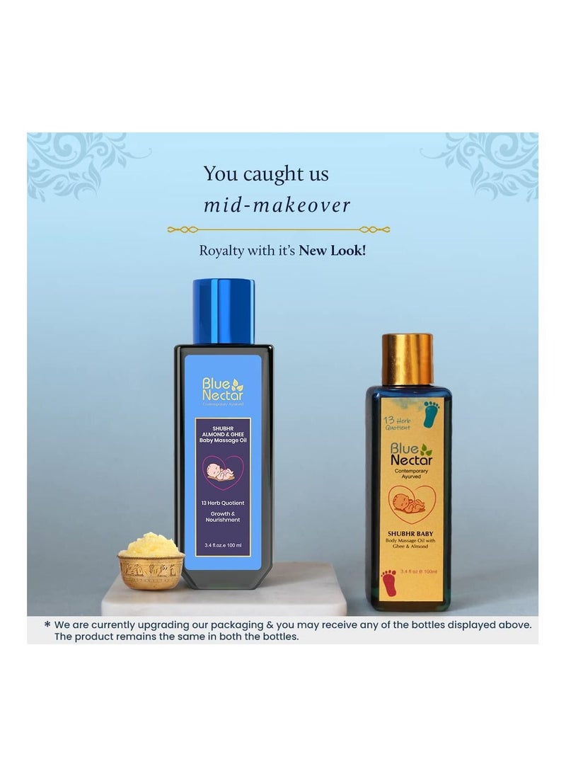 Blue Nectar Blue Nectar Ayurvedic Baby Massage Oil 100ml  - Image 3