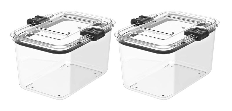 Prepara Latchlok 78 Cup Tritan Food Storage Container Set of 2 Clear