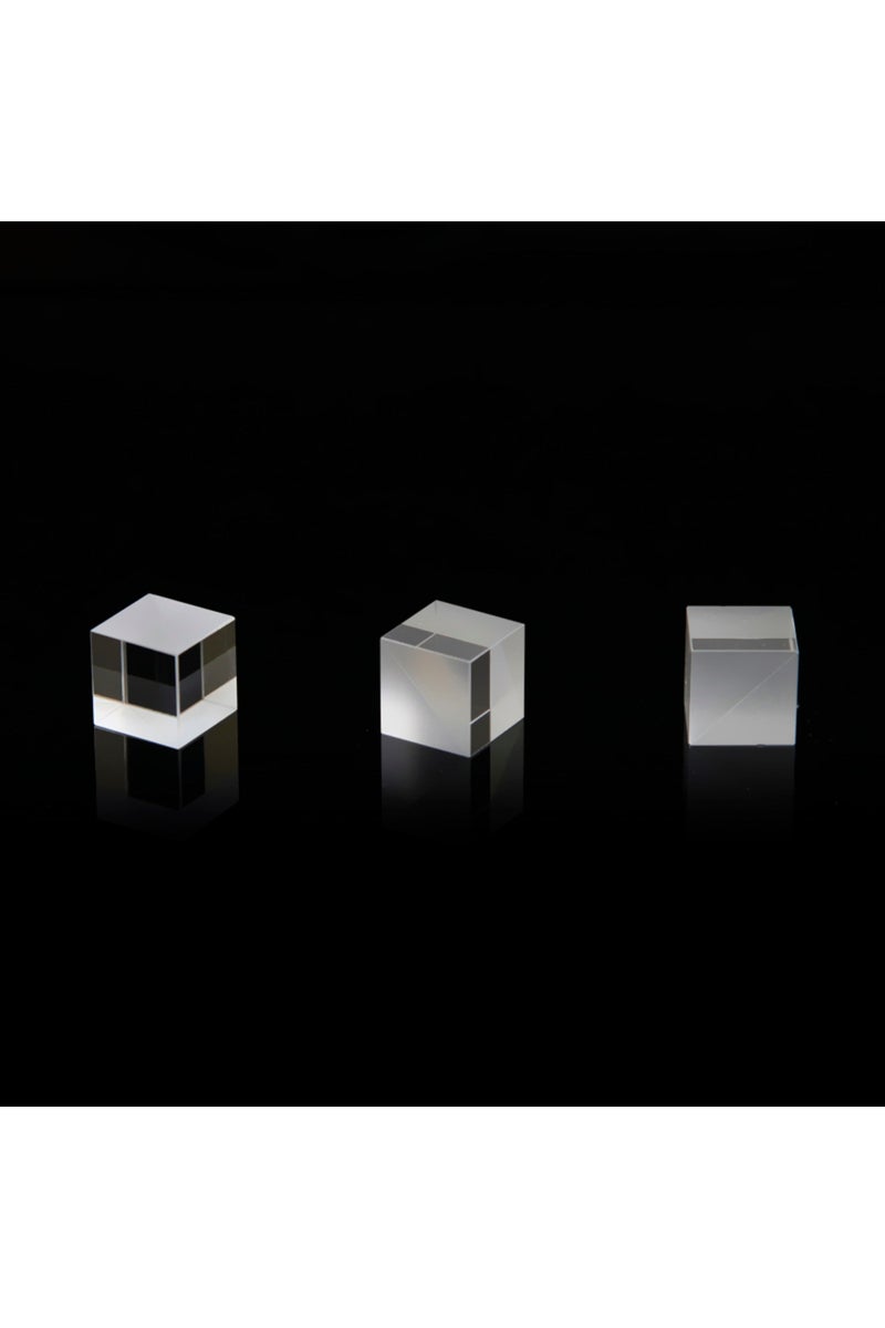 erorex 10*10*10mm Optical Glass Cube Beamsplitters Prism: Semi-Reflective and Semi-Transmissive Splittin... - Image 4