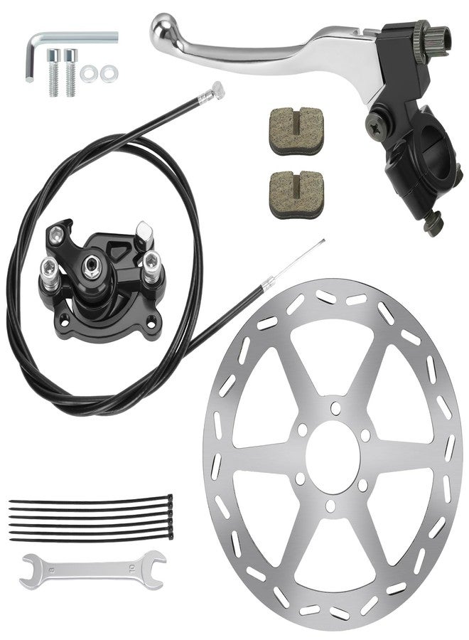 CILOYU Mini Bike Brake Lever 180mm Disc Brake Rotor + Rear Brake Caliper Replacement for Coleman CT100U CC100X Baja DB30 Motovox MBX10 MBX11 MMB80 MMB105 79cc 97cc 100cc Powersports Parts - Image 1