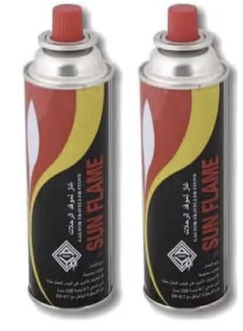 Butane Gas For Camping Stove Pack Of 2 x 220 g