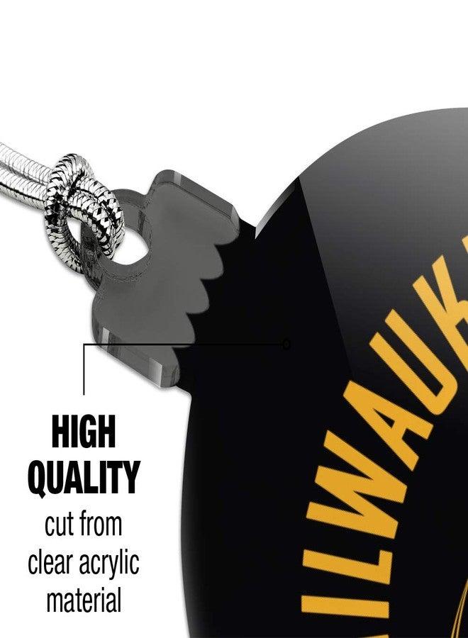 GRAPHICS & MORE University of Wisconsin Milwaukee Official Panthers Acrylic Christmas Tree Holiday Ornament - Image 4