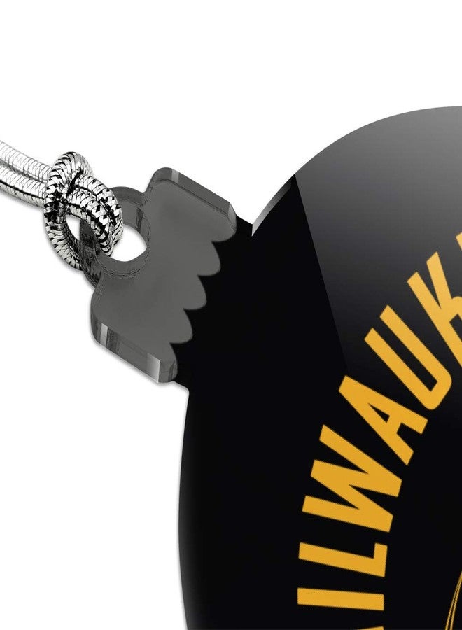GRAPHICS & MORE University of Wisconsin Milwaukee Official Panthers Acrylic Christmas Tree Holiday Ornament - Image 2