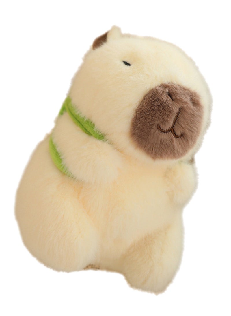 14 CM Cute Cute Cartoon Capibara Plush Toy Widgets Backpack Key Pendant For Girls And Boys All Ages Gift（Style 1） - Image 1