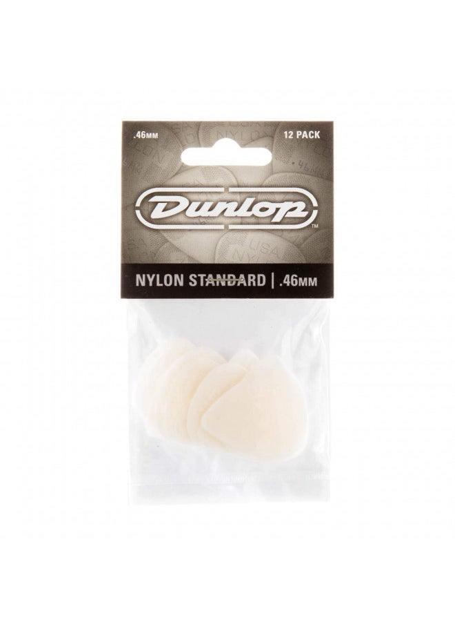 JIM DUNLOP Dunlop 44P46 .46mm Nylon Standard Guitar Picks, 12-Pack  - Image 2
