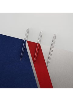 Parker Pen Company Parker Jotter Ball Point Pen, Gray with Chrome Trim, Medium Point , Gift Box (Made in France)  - Image 5