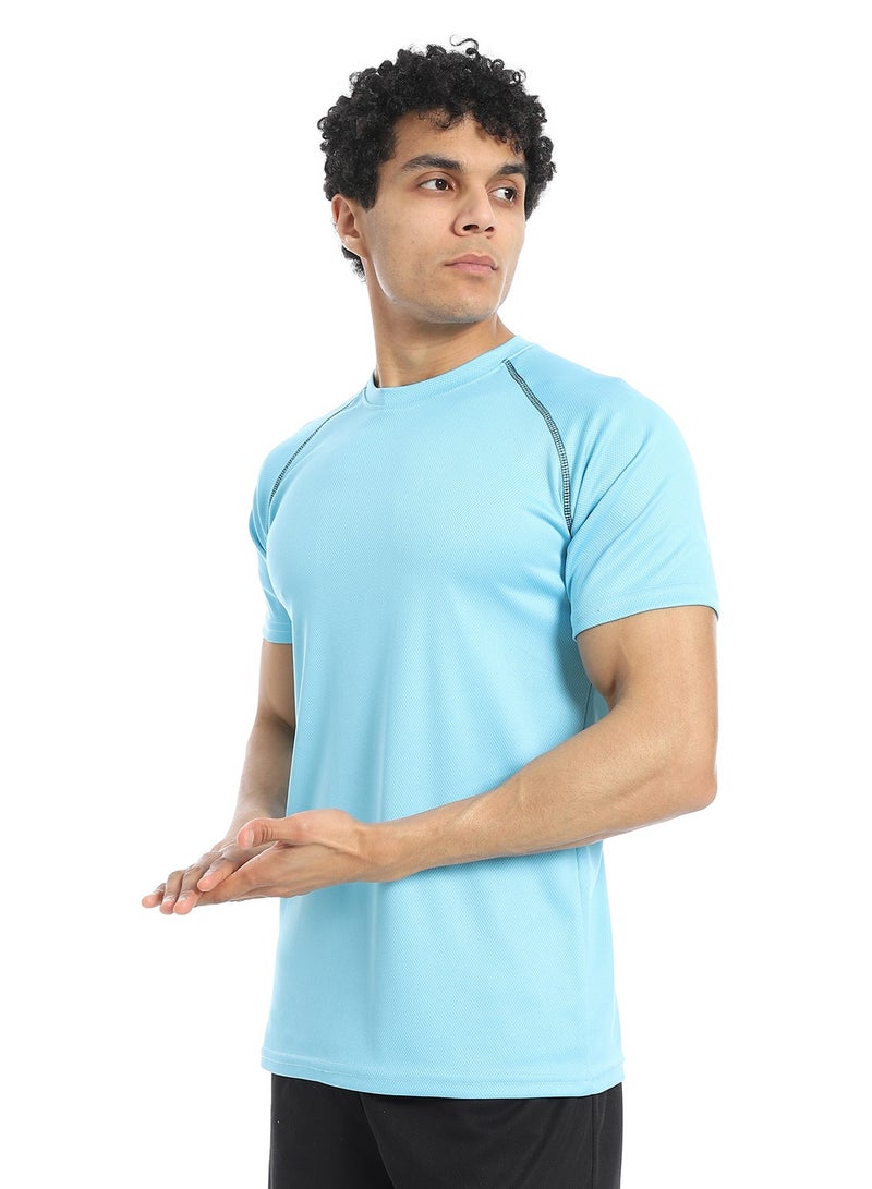 Caesar Mens sport T-Shirt with Round neck  - Image 3
