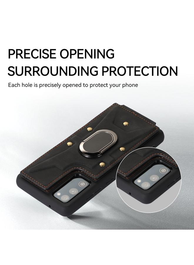 S-TOP Case For Samsung Galaxy S20+ Armor Ring Wallet Back Cover Phone Case - Image 4
