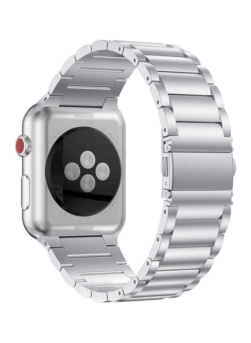 Stainless Steel Strap Metal Bracelet for Apple Watch Series 6/5/4/3/2/SE - 38/40 mm - Image 2