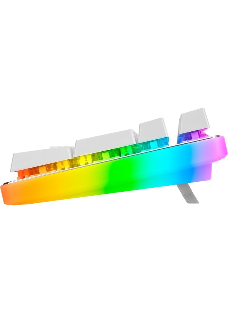 GameBooster - G918 Fire Storm RGB Red Switch White Mechanical Gaming Keyboard - Image 1