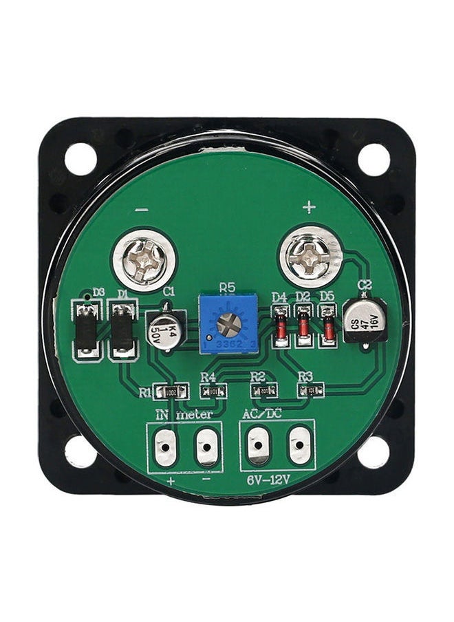 NIBEMINENT 2-Piece Portable DB VU Meter With Driver Board Yellow/Black 11.5x5.5x6cm  - Image 4