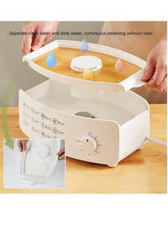 SILVER CREST Household Two Tier Electric Food Steamer Cooker Multifunction Electric Steamer Vegetable Heating Breakfast Machine 12L Capacity 12 Multifunctional Modes 1500W Steamer  - Image 5