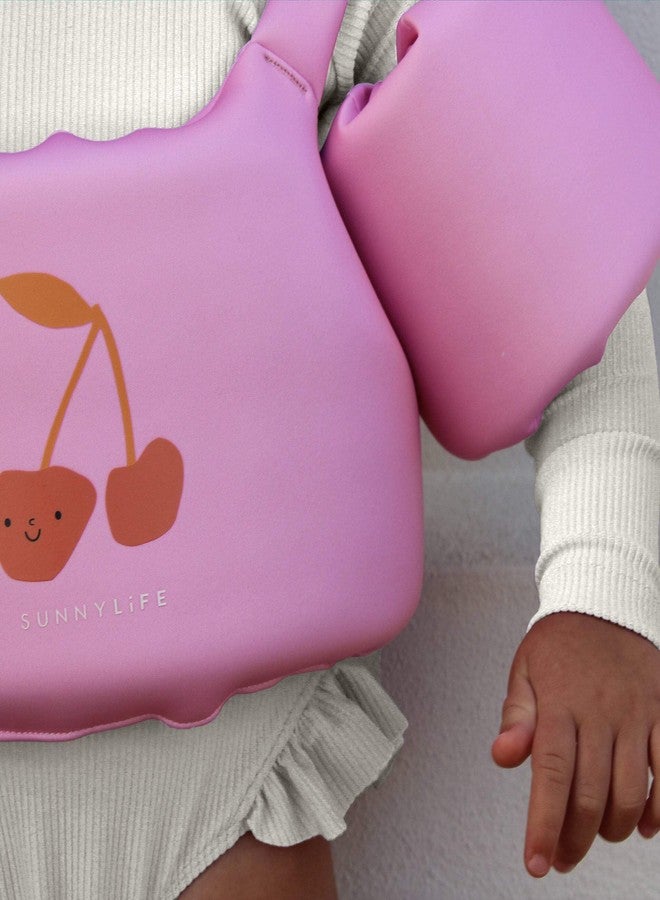 SUNNYLiFE Toddler Puddle Jumper | Floatie Jacket 3-6 | Cotton Candy Cherry - Image 4