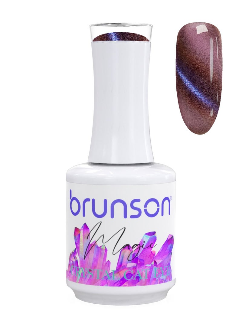 Gel Nail Polish, Cat Eye 9D gel Polish Long Lasting  Chip Resistant Requires Drying Under UV LED Lamp 18ml
