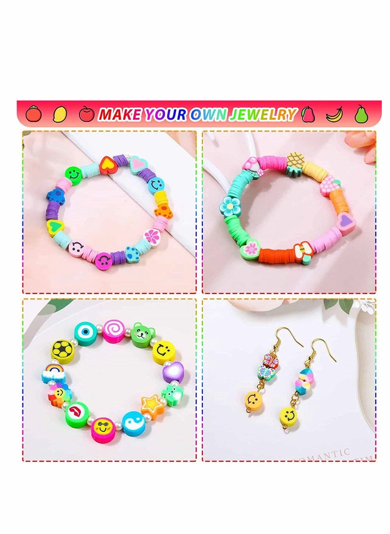 SYOSI DIY Bead Set, 480pcs Children Pop Beads for Making Necklace Bracelet Ring, Art Craft & Jewellery Making Kit for Kids Girls Age 4 5 6 7 8, 24 Types  - Image 3