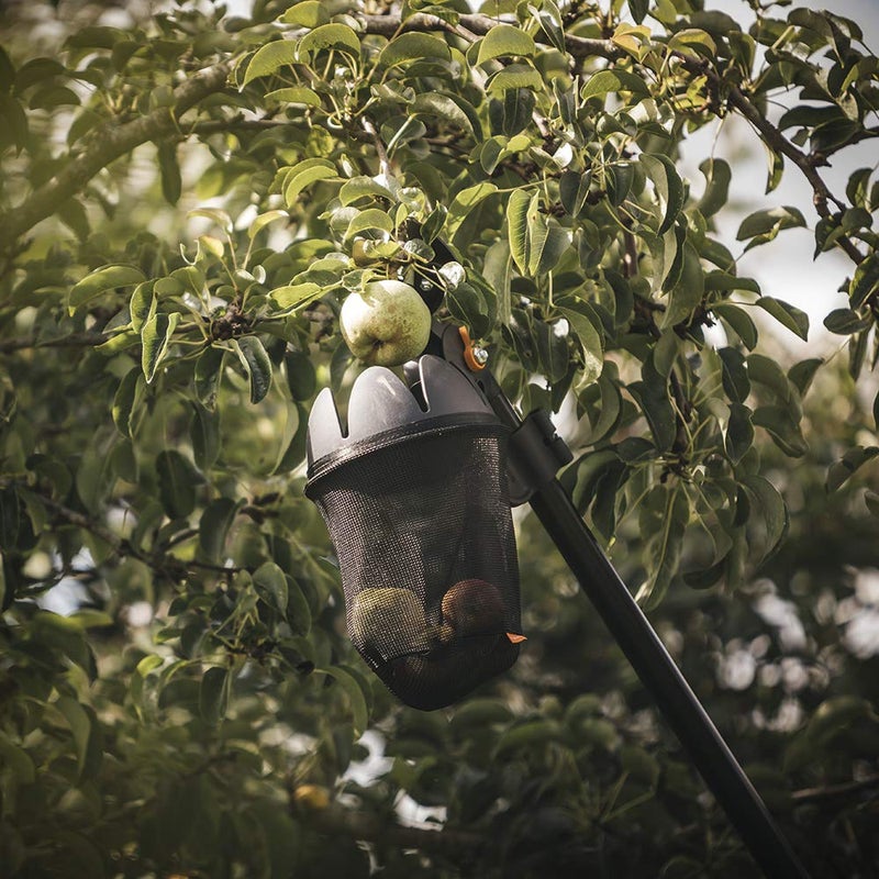 Fiskars Fruit Picker Basket with Adjustable Basket Angle, Machine Washable Mesh Bag, Fruit Harvesting Tool (Pole Not Included) - Image 4