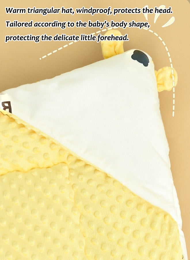 Aissiora 90x90 cm Newborn Swaddle Blanket 650g Baby Swaddle Blanket 3D Massage Particles Fluffy and Soft, Suitable for Newborns 0-1 Years Old - Image 3