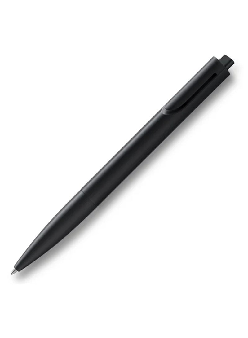 LAMY قلم حبر جاف قابل للسحب نوتو برأس متوسط حبر أزرق برميل أسود غير لامع - Image 1