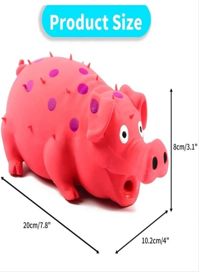 PnM Pet Dog Squeaky Shrilling Pig Toy for Dogs & Puppies - Orange - Image 4