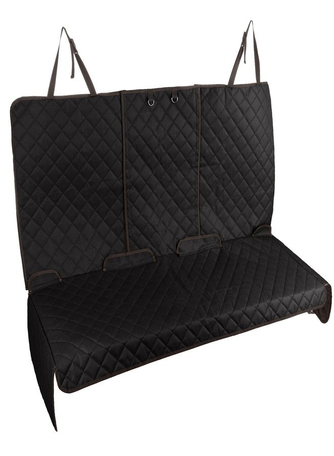 PETMAKER Dog Car Seat Cover for Back Seat - Water-Resistant Car Seat Protector for Cars, Trucks, and SUVs - Seat Cover Protects from Scratches, Mud, Pet Hair and Accidents - Car Accessories (Black) - Image 1