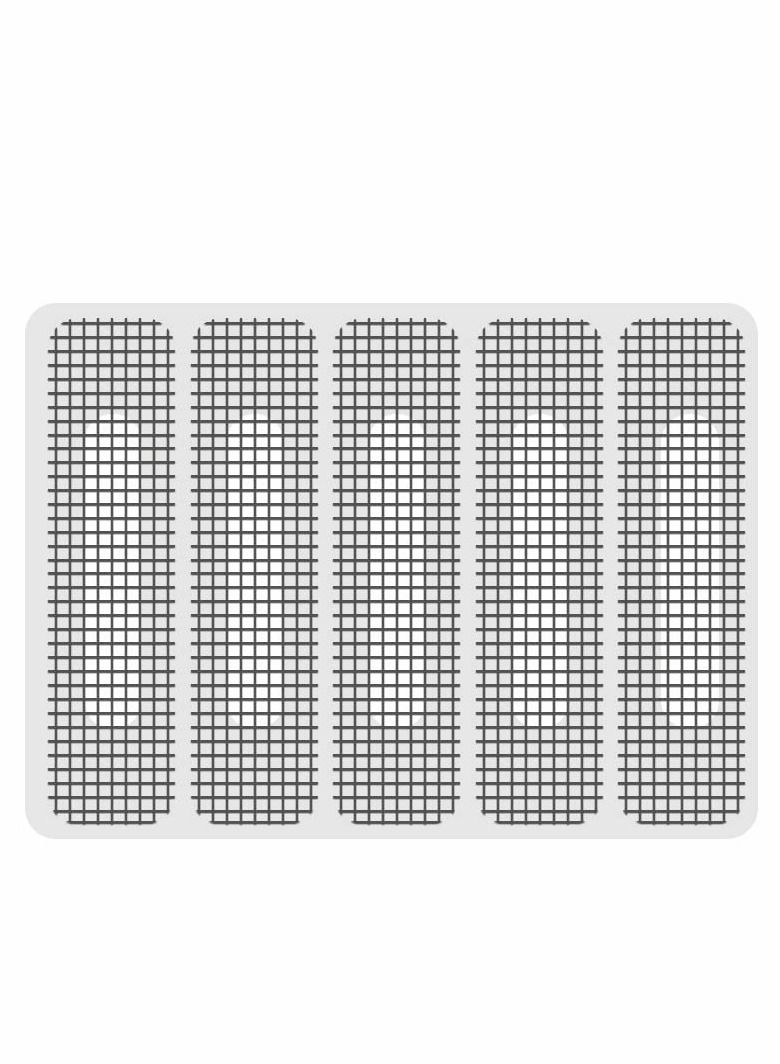 نيبمينينت Window Weep Hole Covers Screen Patch Adhesive Repair Self-Adhesive Replacement for Holes Tearing Anti-Mosquito Sticker WaterHole Drainage Leak Paste Gauze Magic 50Pcs - Image 3