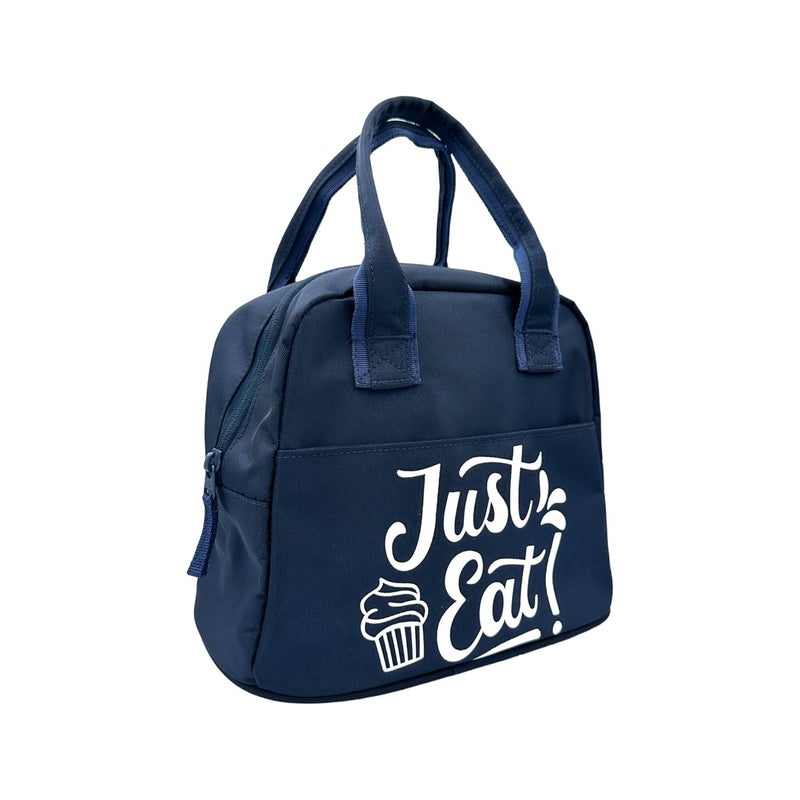 JUTEKA Insulated Travel Lunch Bag | Tiffin Bag | Storage Bag | Hand Bag for Kids, Office, School, Picnic, College (Navy) - Image 2