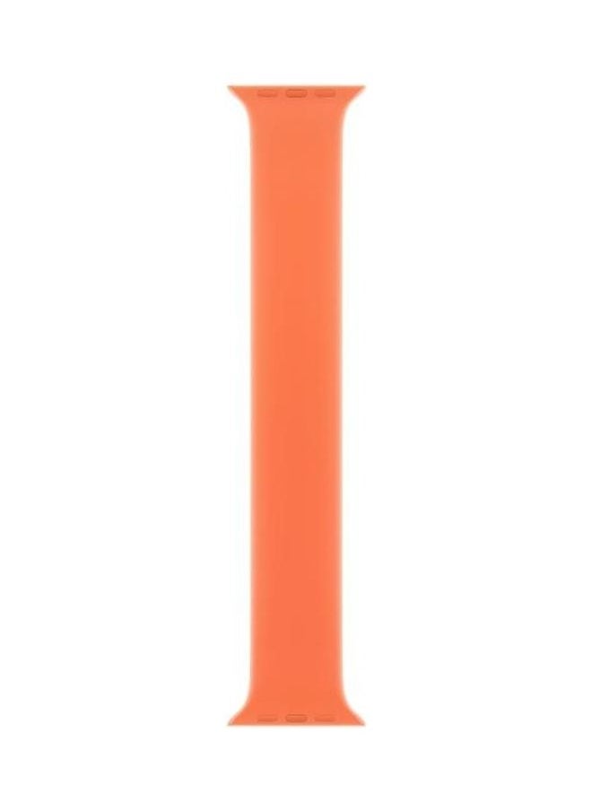 NIBEMINENT - Replacement Watch Band For Apple Series 7 45mm/6 & SE 5 4 44mm/3 2 1 42mm Gold Orange - Image 1