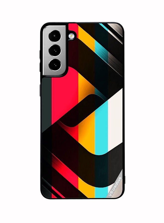 VR CREATIVE Protective Case Cover For Samsung Galaxy S21 FE 5G Multicolor Design - Image 1