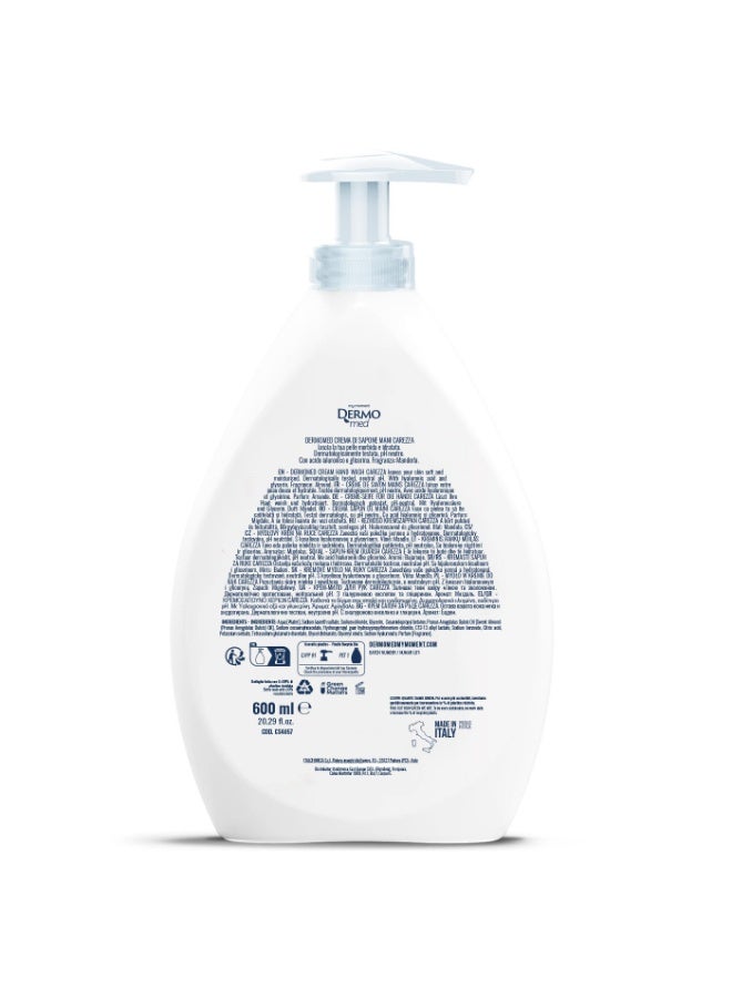 Dermomed Caress Almond Liquid Hand Soap 600 ML - Image 2