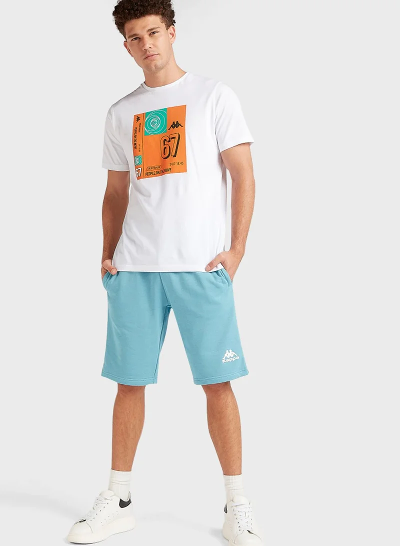 Kappa Logo Drawstring Shorts