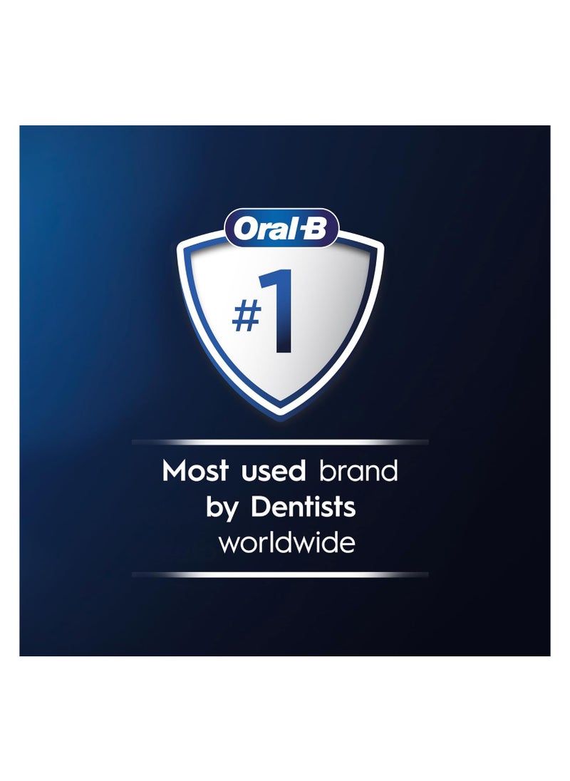 Oral-B - Vitality 300 Rechargeable Toothbrush with CrossAction Brush Head, 3 Cleaning Modes & 2 Minutes Built-in Timer D103.413.3 BLACK - Image 1