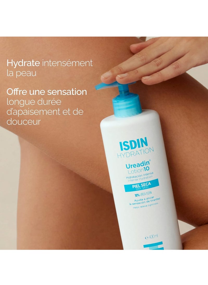ISDIN - Ureadin Ultra 10 Repairing Lotion Plus Intense Hydration 10 Urea Isdin and Dexpanthenol 400ml - Image 1