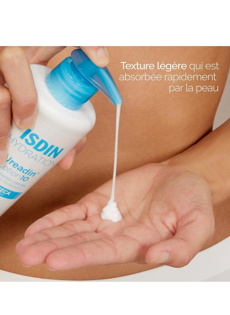 ISDIN - Ureadin Ultra 10 Repairing Lotion Plus Intense Hydration 10 Urea Isdin and Dexpanthenol 400ml - Image 1