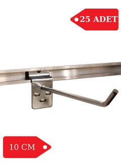 İstanbul Manken Istanbul Mannequin 25 Pieces 10 cm Channel Panel Hook Shelf Hanger  - Image 1
