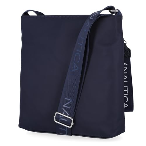 Nautica Diver Nylon Small Women's Crossbody Bag Purse with Adjustable Shoulder Strap, Indigo 2 - Image 4