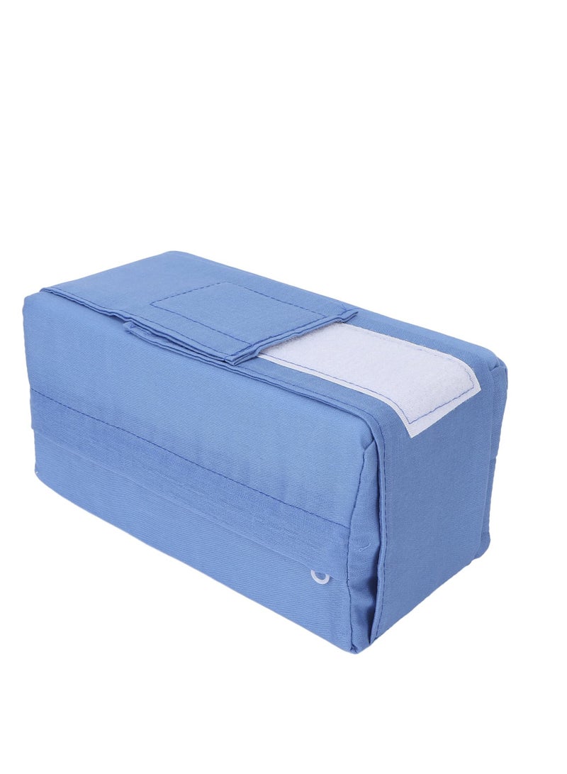 KASTWAVE Leg Pillow, Knee Pillow, Wrist Pillow, Side Leg Pillow for Sleeping, Hypoallergenic Leg Pillow for Sleeping - Sciatica/Back/Leg/Hip/Joint Pain Relief(Blue) - Image 1