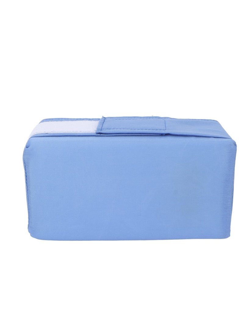 KASTWAVE Leg Pillow, Knee Pillow, Wrist Pillow, Side Leg Pillow for Sleeping, Hypoallergenic Leg Pillow for Sleeping - Sciatica/Back/Leg/Hip/Joint Pain Relief(Blue) - Image 3