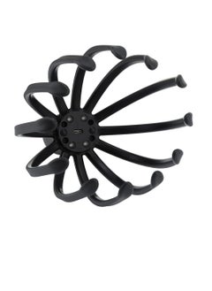AMBERJACK Electrical Scalp Massager Multi Claw Vibrating Stress Relief Stimulating Hair Scratcher Black  - Image 2