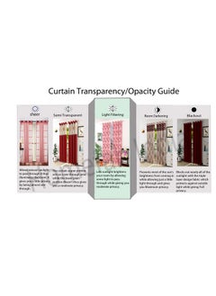 Homefab India Homefab India Royal Silky Grommet Window Curtain - 6 feet, Maroon - 1 Piece  - Image 5