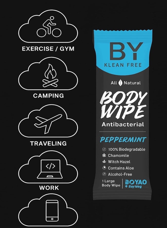 Bispy Soft Body Cleansing Wet Bed Bath Wipes for Adults Body Sponging Wipes, Anti Bacterial, Ready To Use Cleansing Towels, Refreshing Sponge Bath Towel, For Men & Women (5 pcs) - Image 3