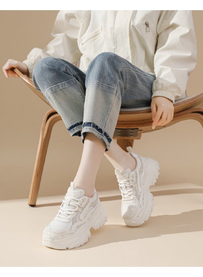St&Sat Saturday 26 Spring Casual Shoes Women's Comfortable Thick Sole Trendy Dad Shoes - Image 1
