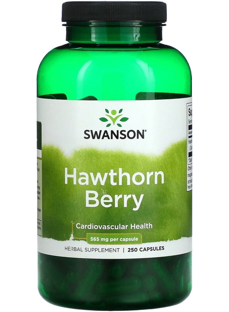 SWANSON Hawthorn Berry 565 Mg 250 Capsules