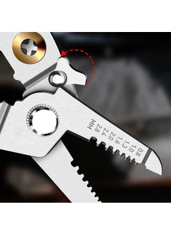 LAYZOO LAYZOO Special Wire Stripper for Electrician Decrustation Pliers Multifunctional wire stripper and cutter wire cutter tool wire cutter stripper wire cutter plier WIRE STRIPPER  - Image 3
