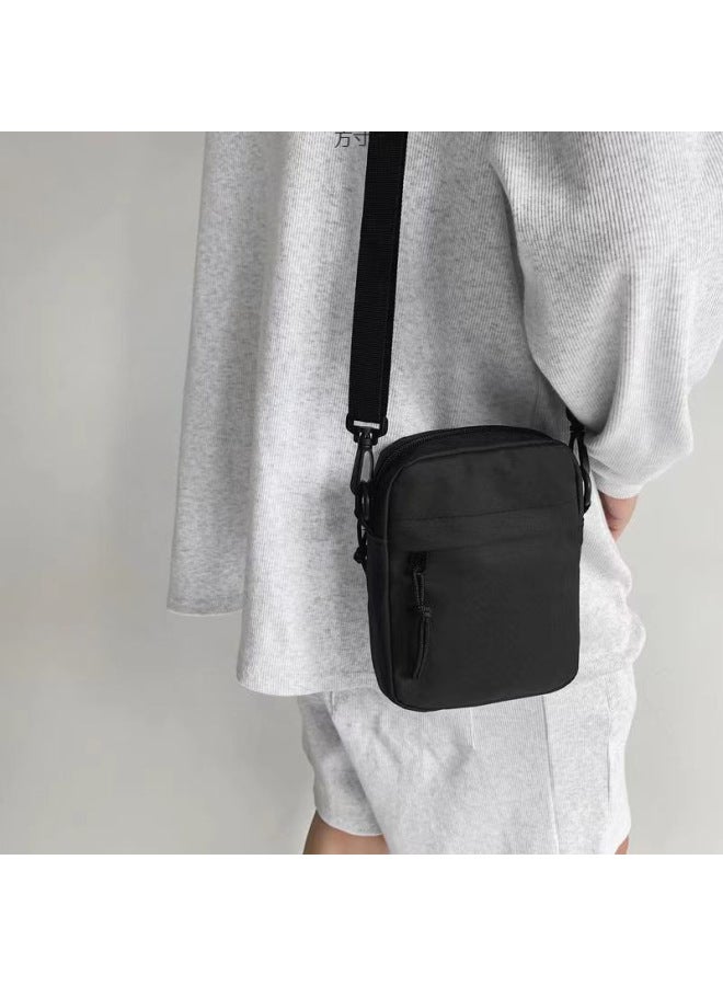 Boys Mori Small Satchel Ins Shoulder Bag Men's Sports Leisure Small Backpack Women's Simple Crossbody Bag Wholesale-Color:White - Image 4