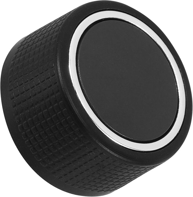 Car Radio Volume Control Knob Cover Replacement for 2007 2014 Models Black - Image 1