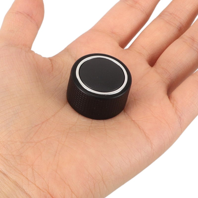 Car Radio Volume Control Knob Cover Replacement for 2007 2014 Models Black - Image 4